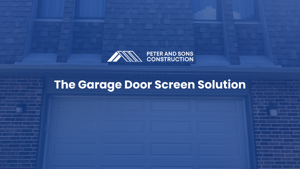 garage door screen solution