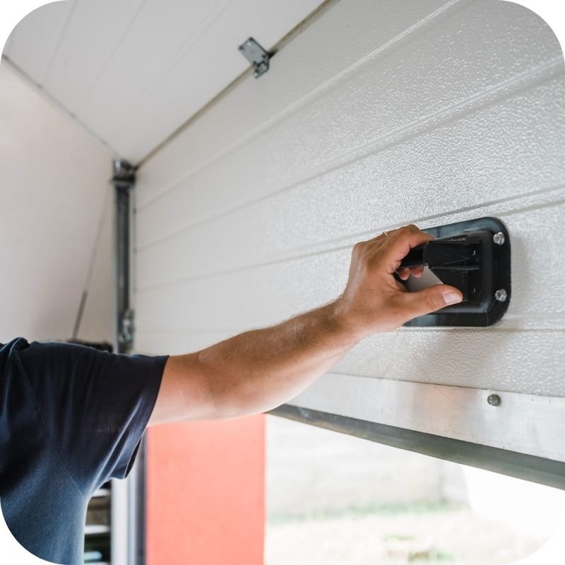 wood garage door installation