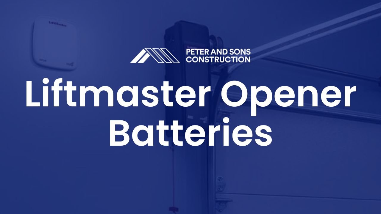 liftmaster opener batteries