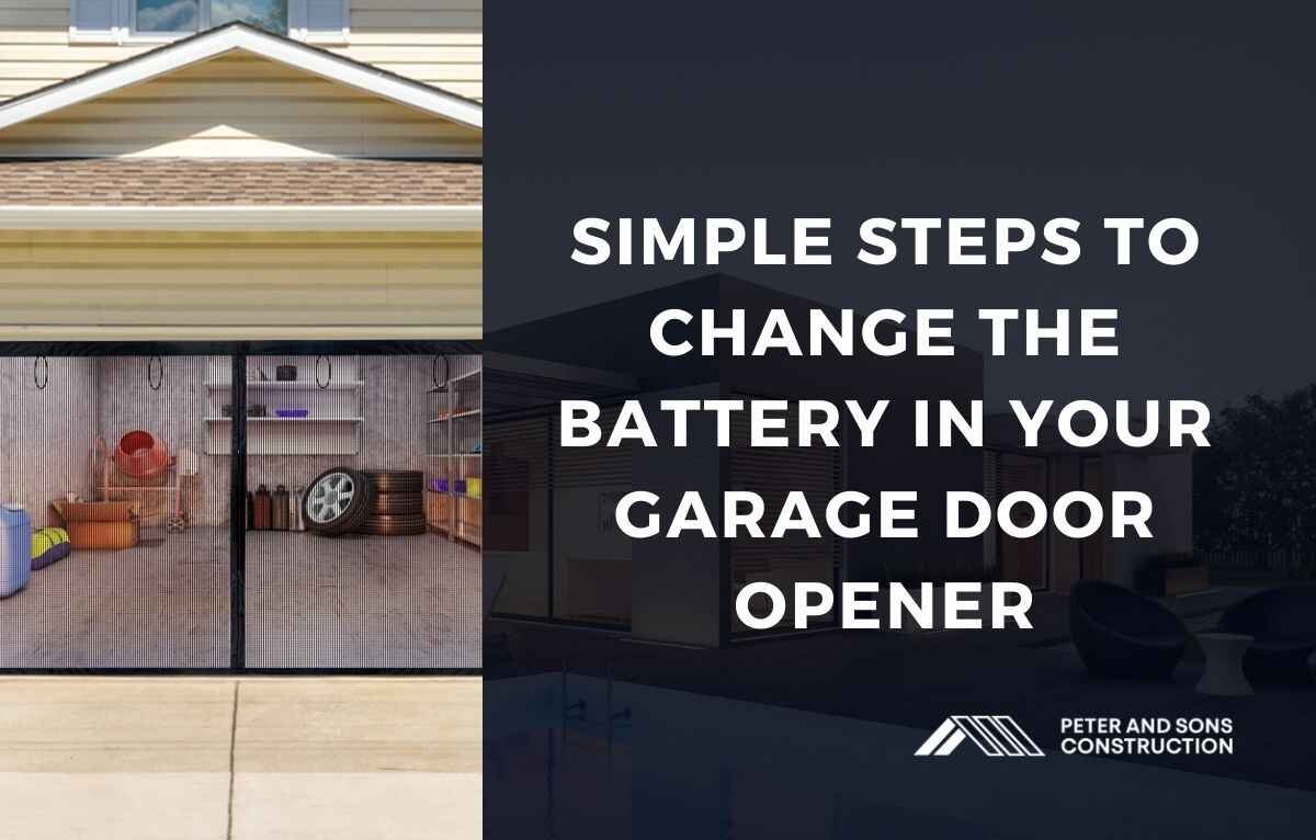 Simple Steps to Change the Battery in Your Garage Door Opener