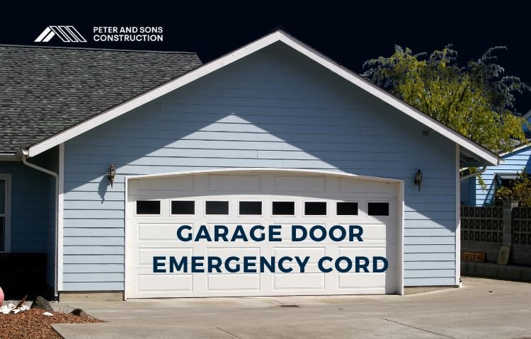 Garage Door Emergency Cord