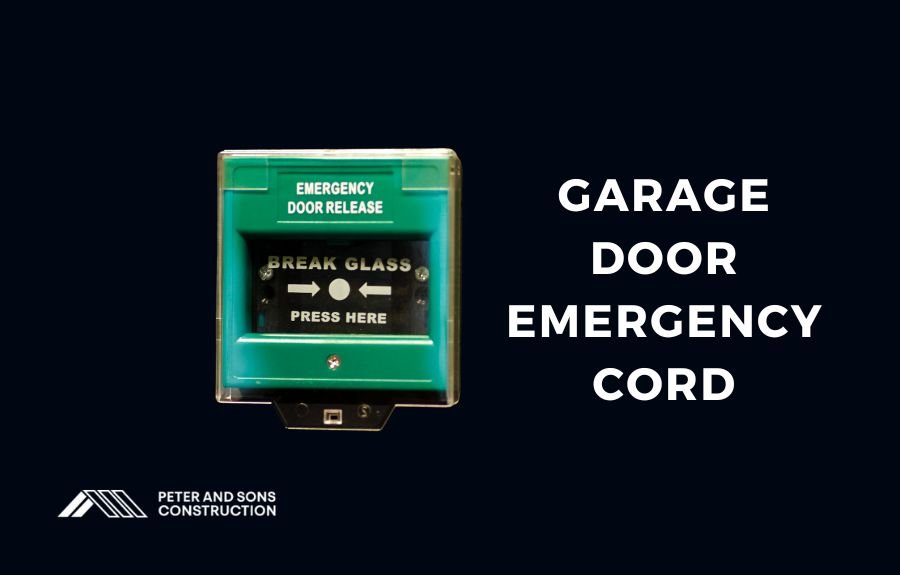 Reset Emergency Garage Door Release