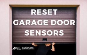 Reset Garage Door Sensors