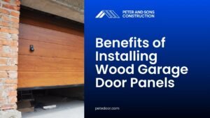 benefits of installing wood garage door panels