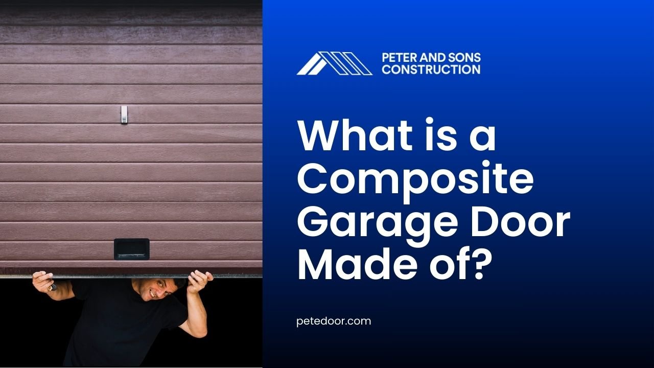 what is a composite garage door made of