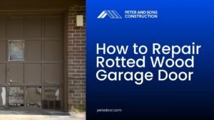 how to repair rotted wood garage door