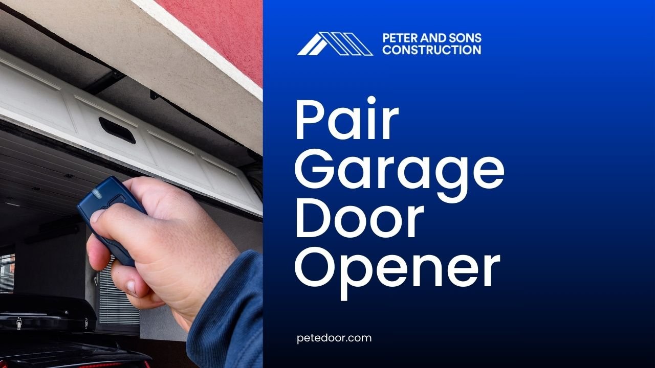 pair garage door opener