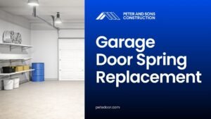 garage door spring replacement