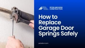 how to replace garage door springs safely