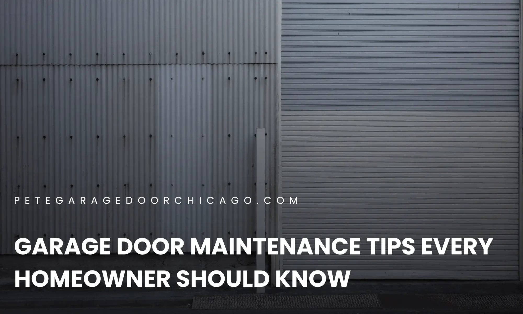 Garage Door Maintenance Tips Every Homeowner Should Know