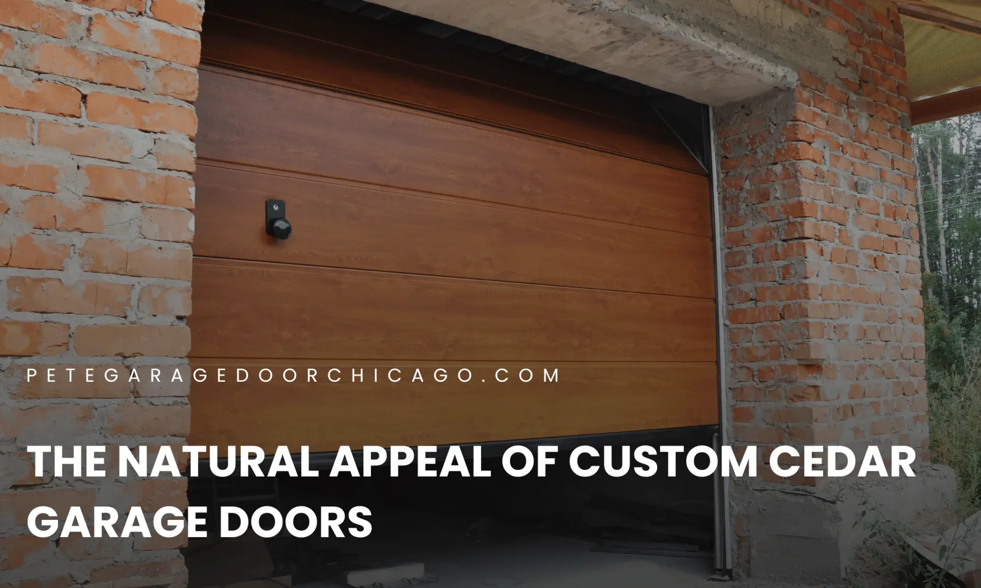 The Natural Appeal of Custom Cedar Garage Doors