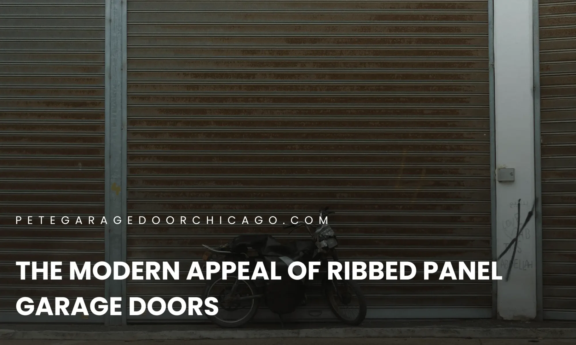 The Modern Appeal of Ribbed Panel Garage Doors
