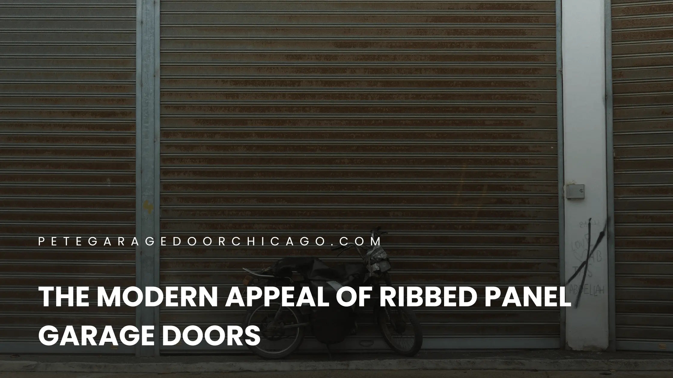 The Modern Appeal of Ribbed Panel Garage Doors